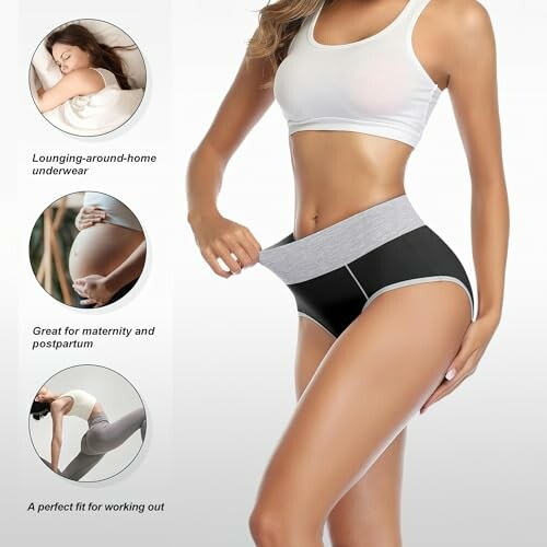 Paquete de 6 Bragas de Algodón