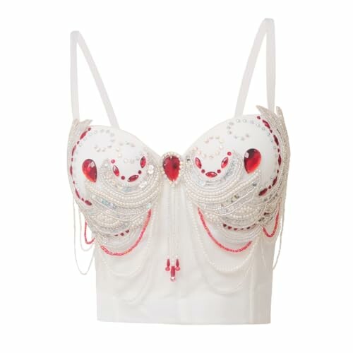 ROYAL SMEELA Top Corsé Lentejuelas