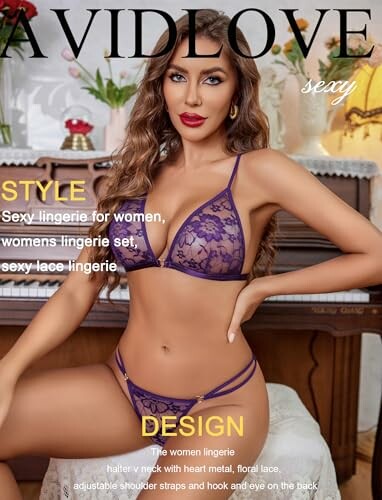 Avidlove Conjuntos de Lencería para Mujer